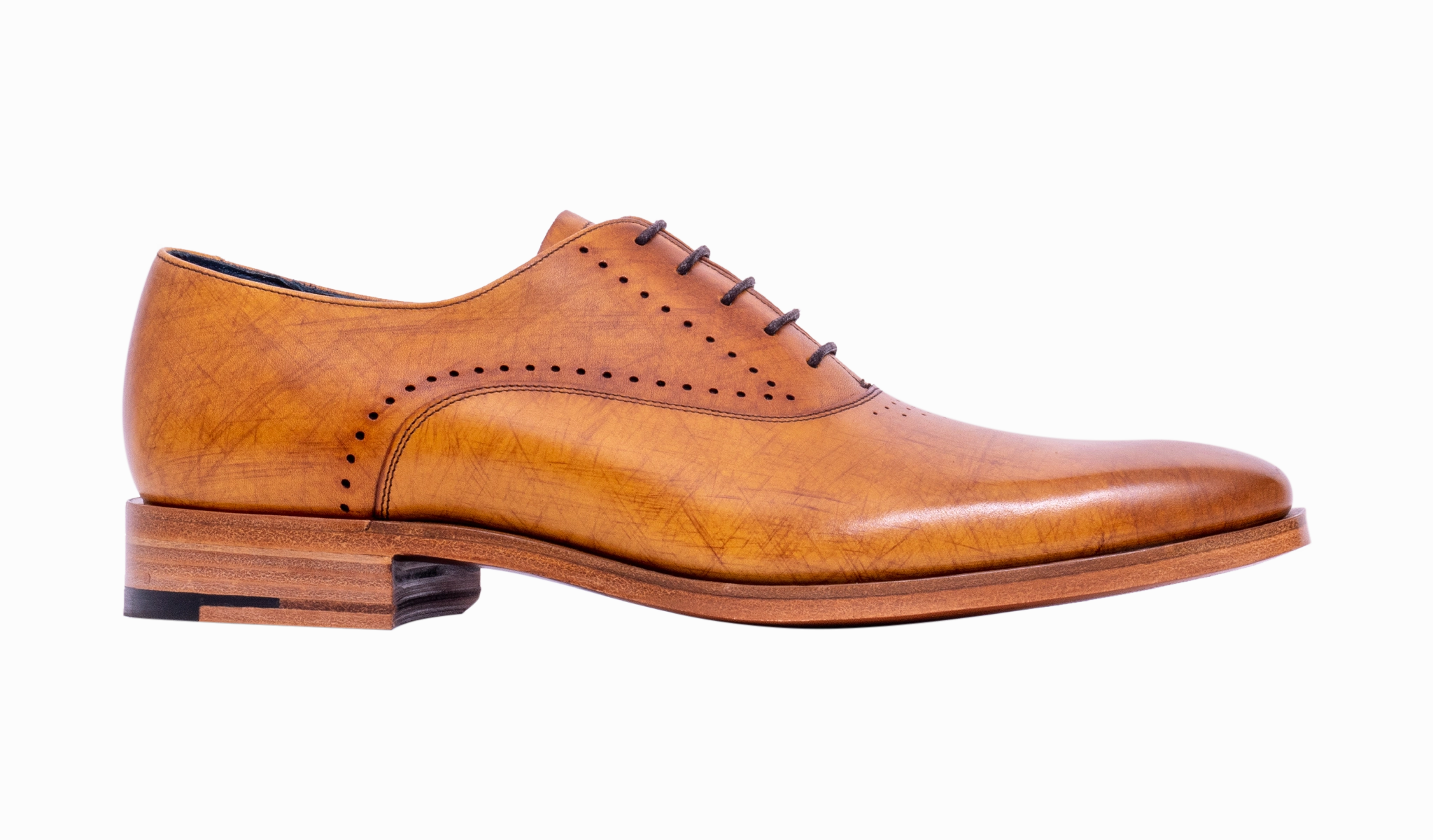 Witney - Cedar Hatch Effect Lug Sole Oxfords