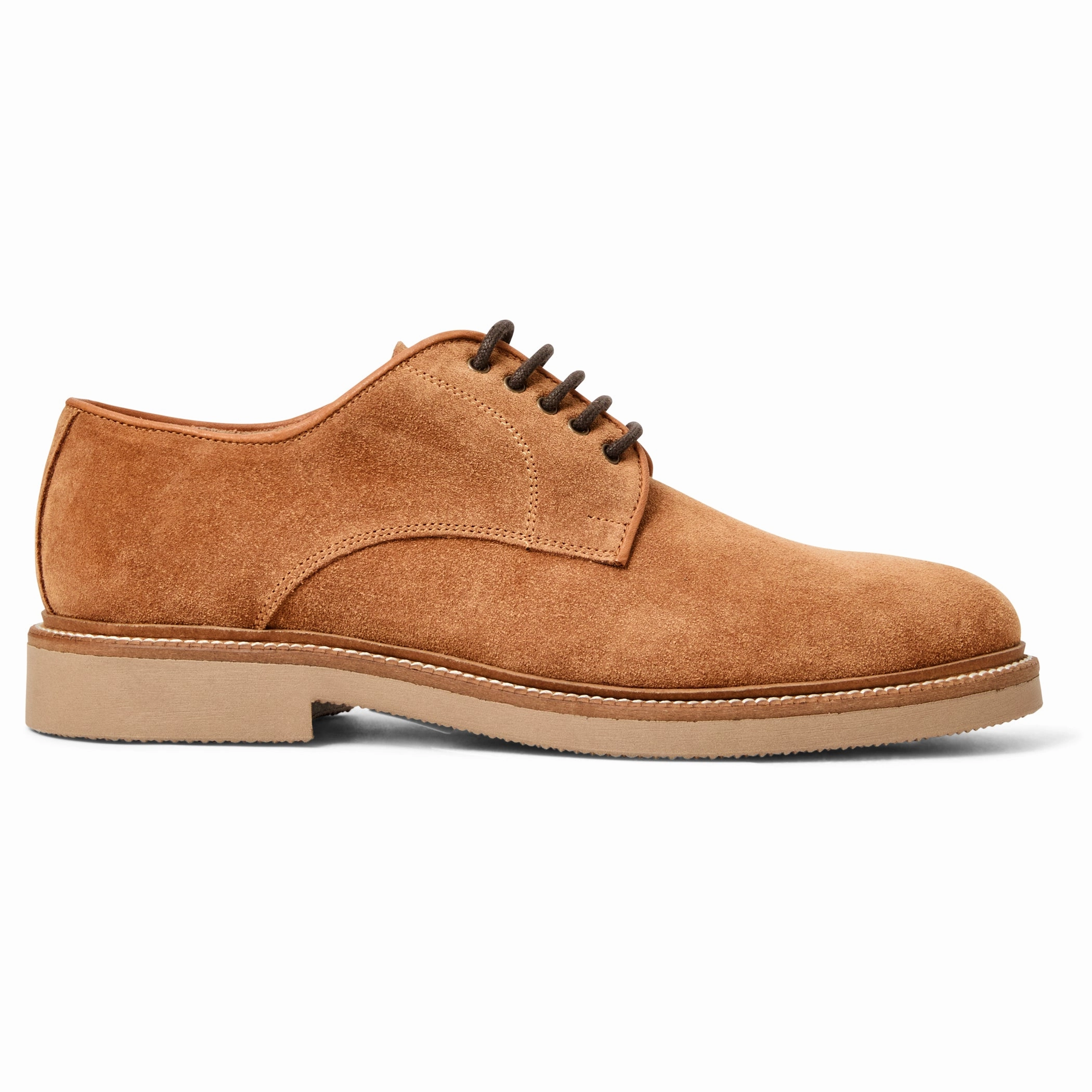 Dario Cognac Suede Old Navy Lace-up Shoes