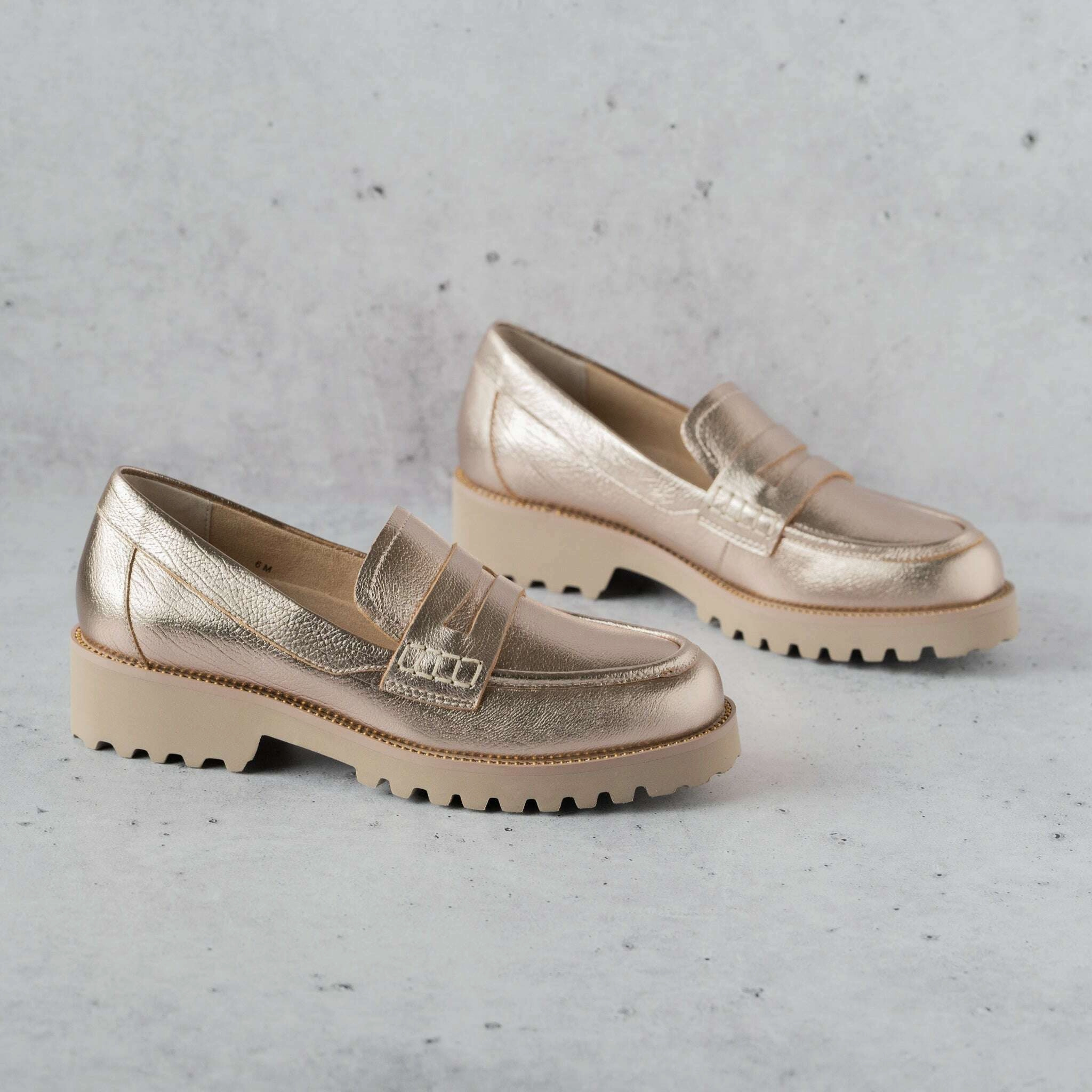 Visvim Loafers VANELi - Zayna - Chrome Grey Metallic