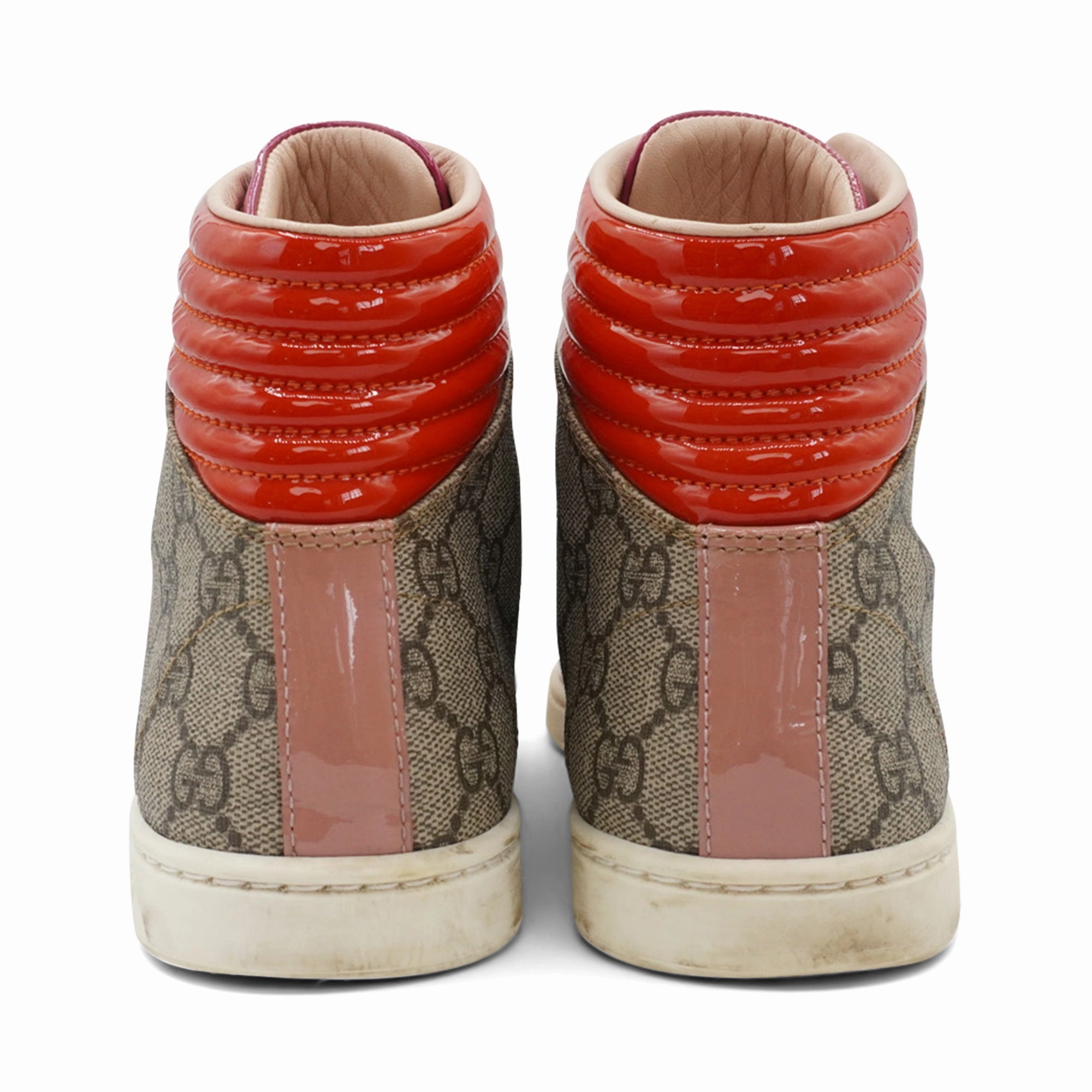 Bussines Casual Shoes Gucci 'GG Supreme' High-Top Sneakers - Women's 38