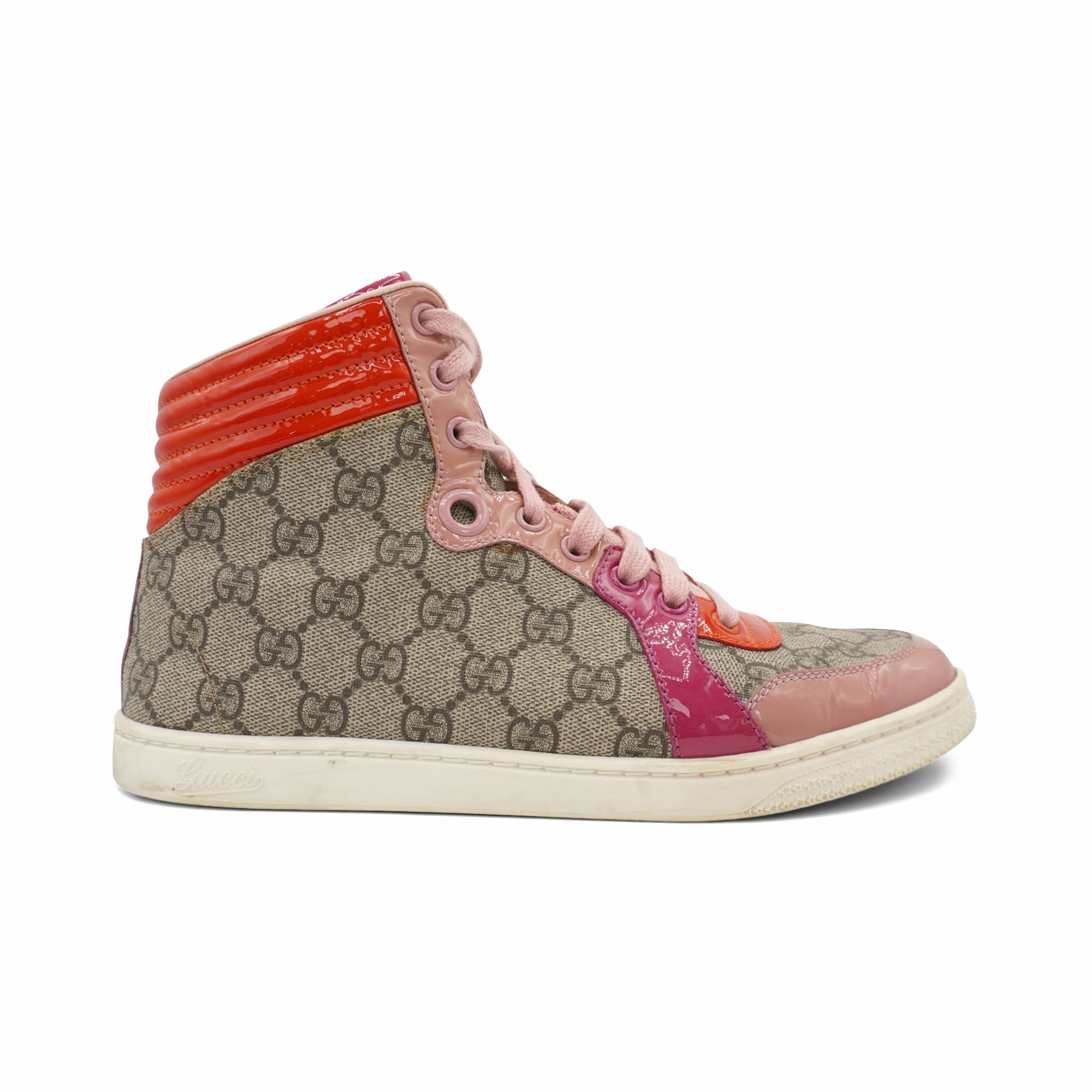 Best Shoes Casual Runner Gucci 'GG Supreme' High-Top Sneakers - Women's 38