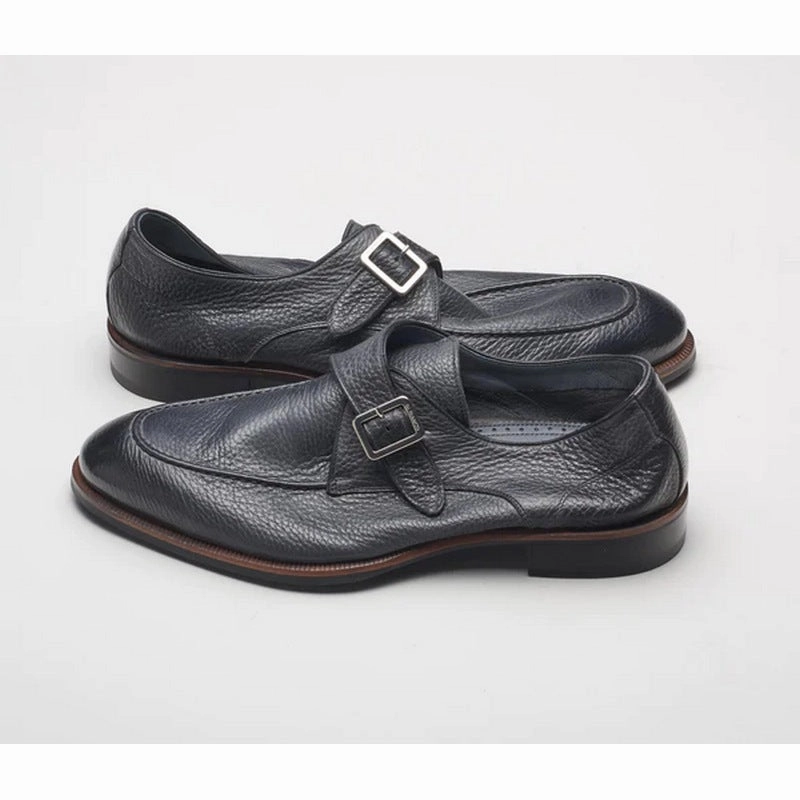 Di Bianco | Parma Monk Strap Brogue Shoes With Shorts