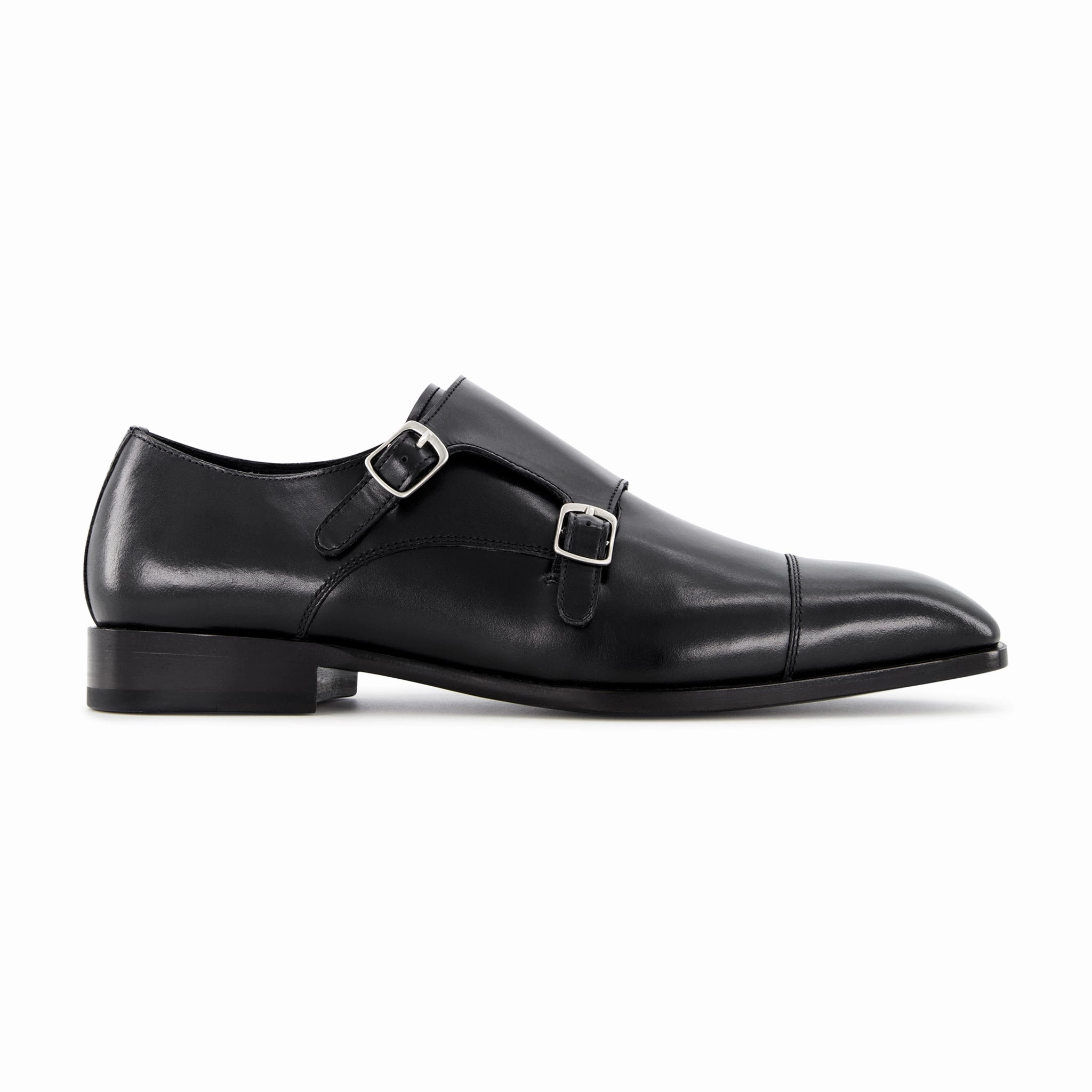 Tory Burch Brogue Platform Oxford Bexley Double Monk // Obsidian Black
