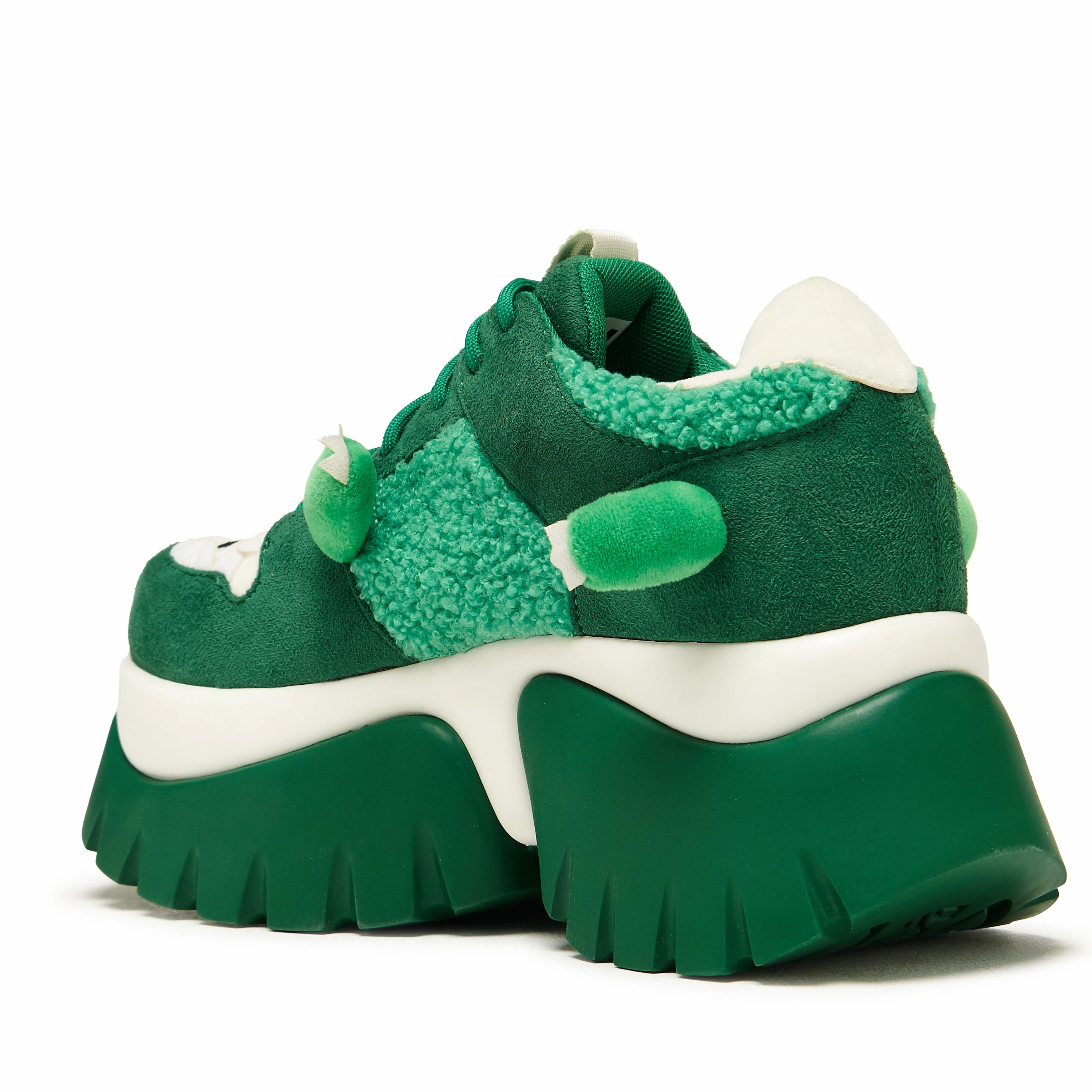Mary Jane Shoes Wholesale Beanzilla Platform Trainers - Green