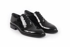 Margutta Oxford Patent Leather Dress Shoes Derby Vs. Oxford Shoes