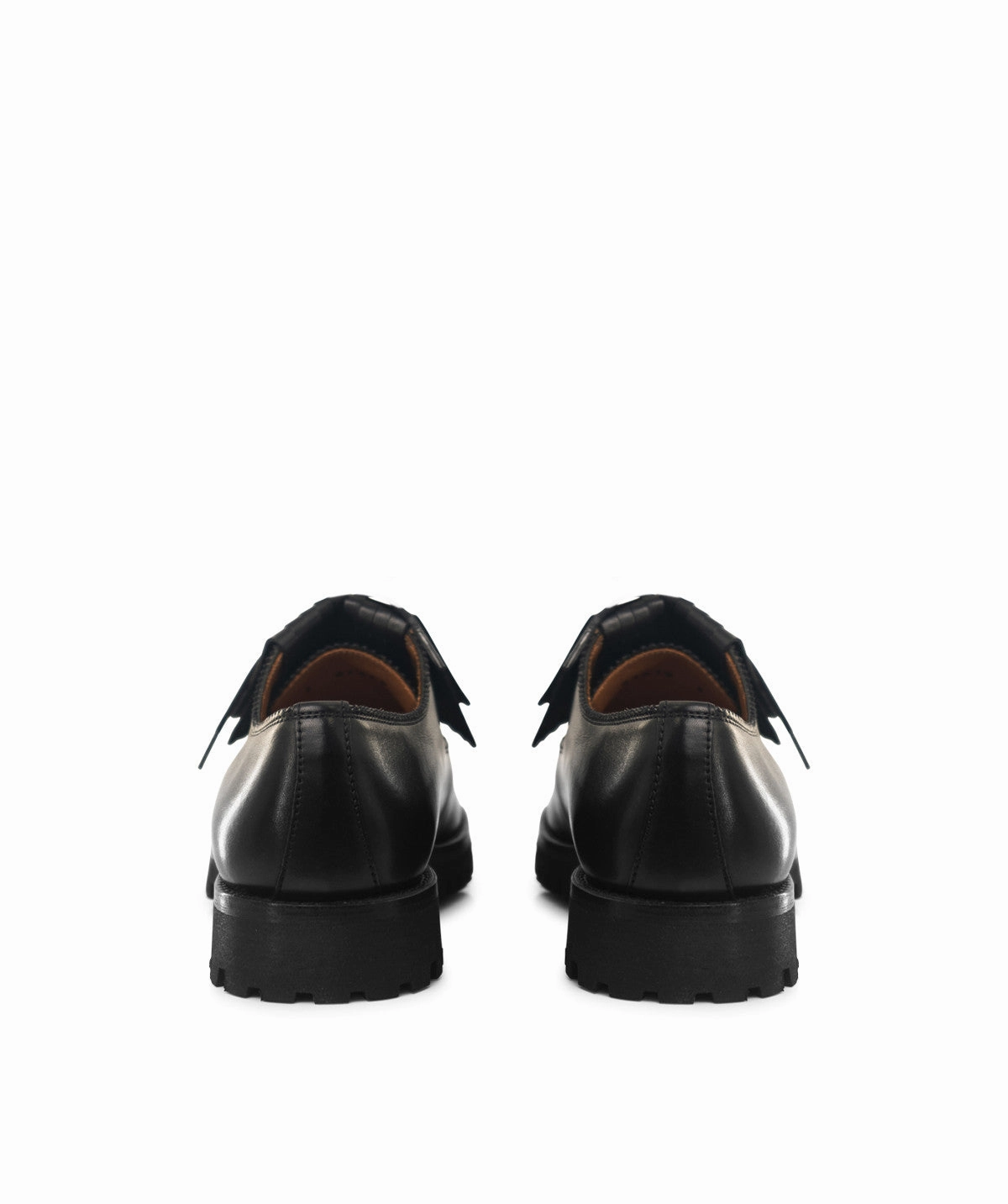 Derbies LEONIE Noir Heeled Derby Shoes