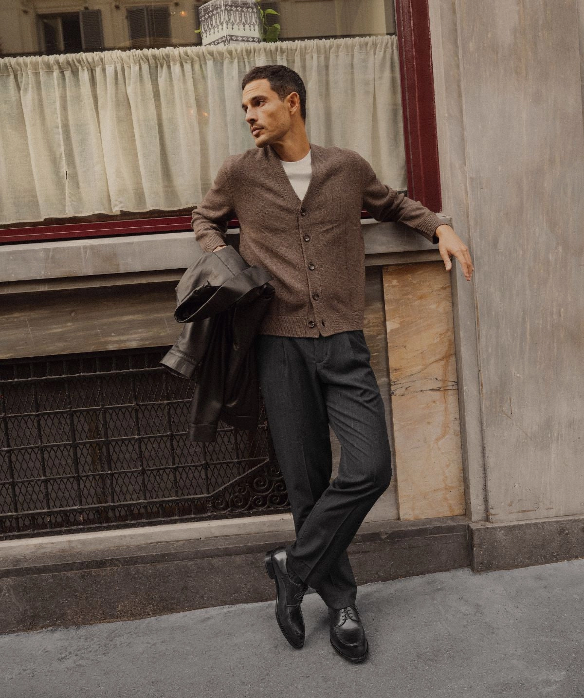 Summer Derby Shoes Derby MASSIMO Gris Sombre