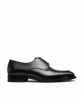 Derby MASSIMO Gris Sombre Lace Up Dress Shoes