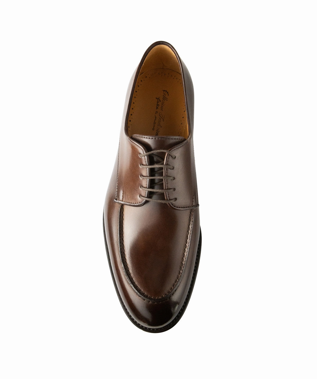 Derby MASSIMO Marron Patin Running Shoe Lace Up