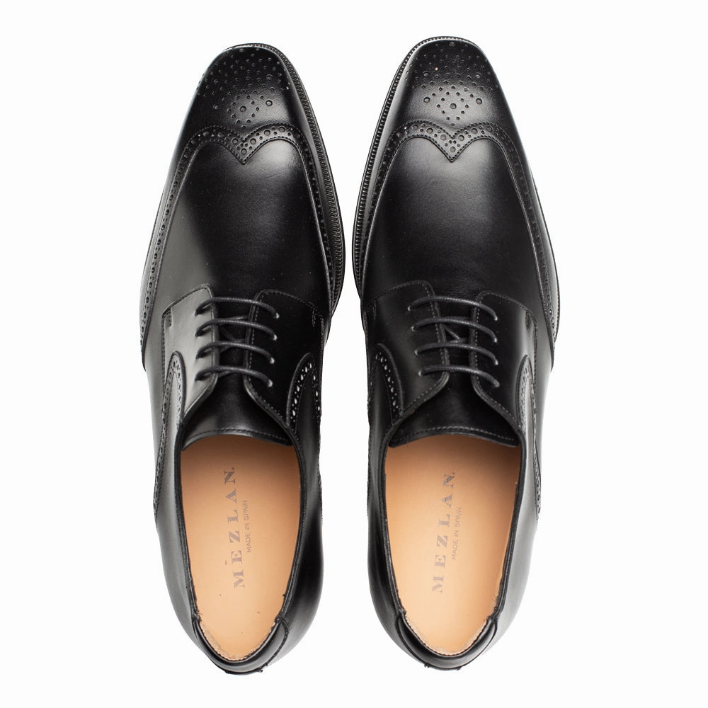 Lace Up Sneaker Shoes TASSO WING TIP DERBY - MEZLAN