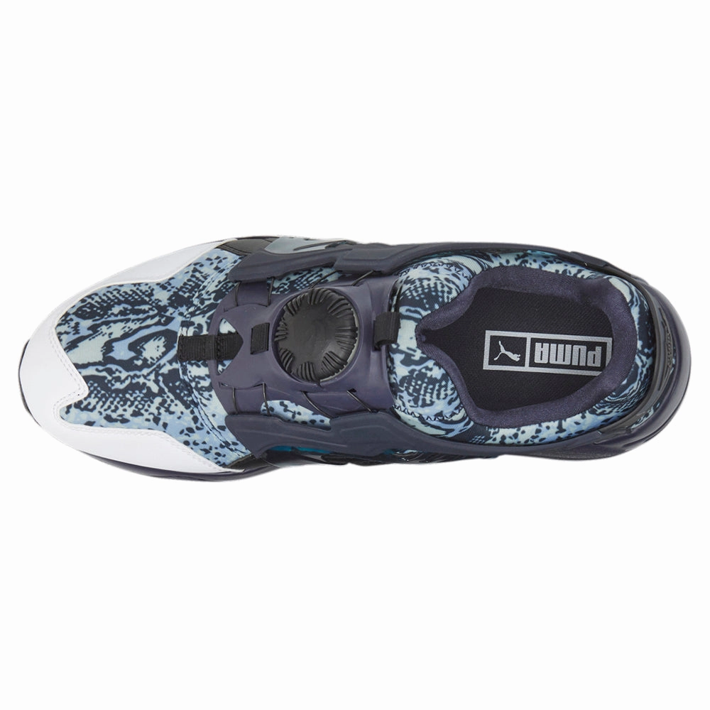 Slip Ons With Laces Disc Blaze Snake Logo Slip On Sneakers