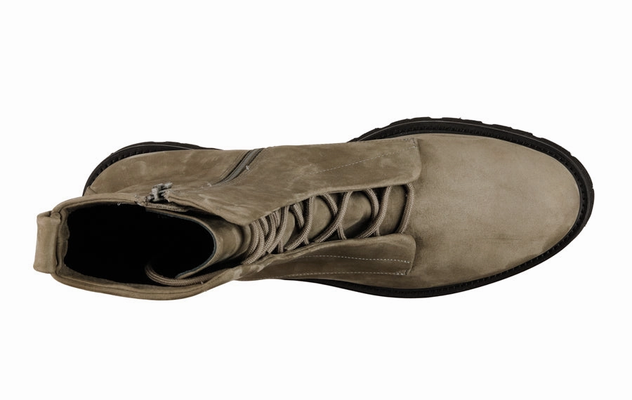 Ken Gardens Green Platform Brogue Shoes