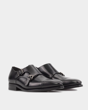 Doc Brogues Outlet - Black Double Monk Strap