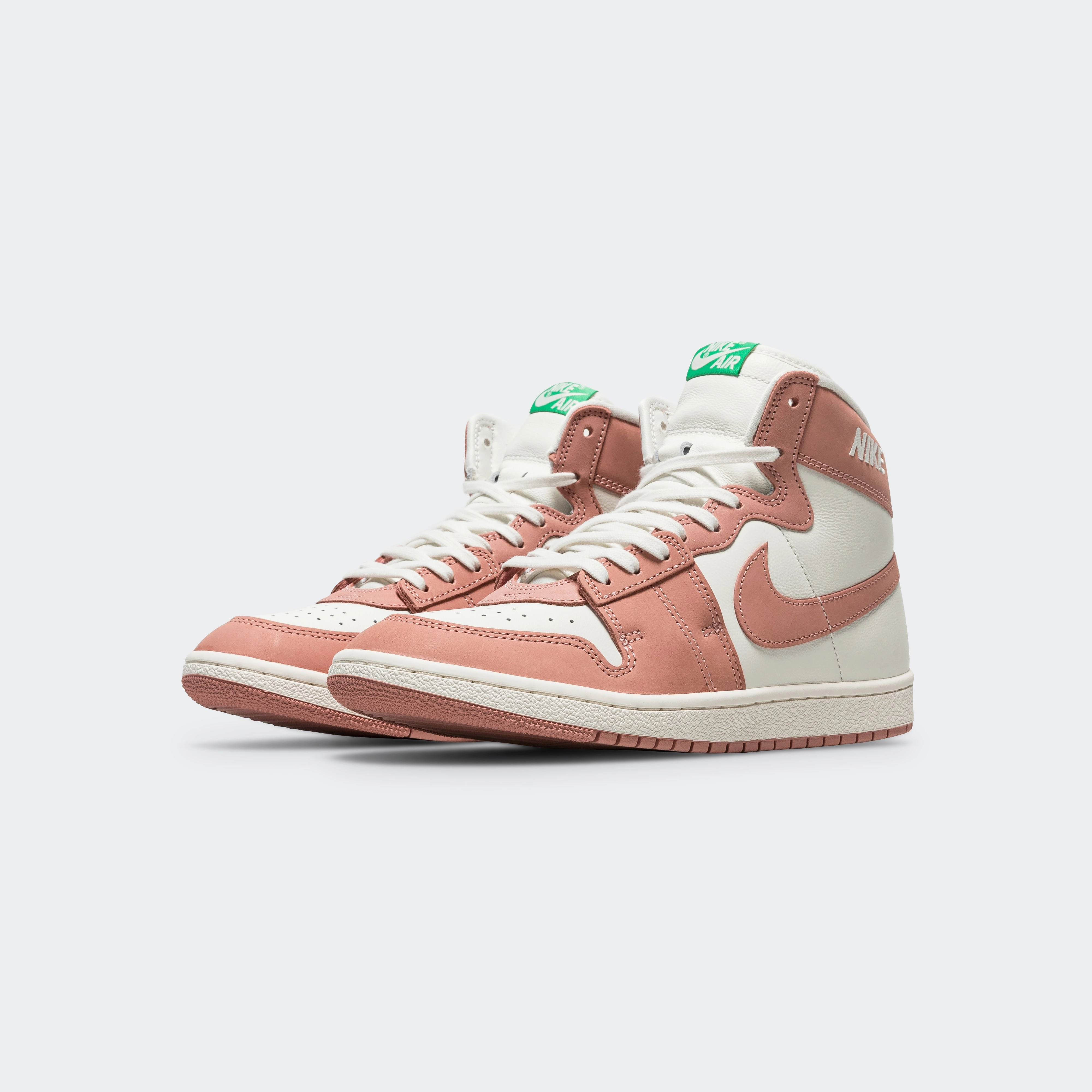 Budget Basketball Shoes Air Ship PE SP - Rust Pink/Sail-Gamma Green