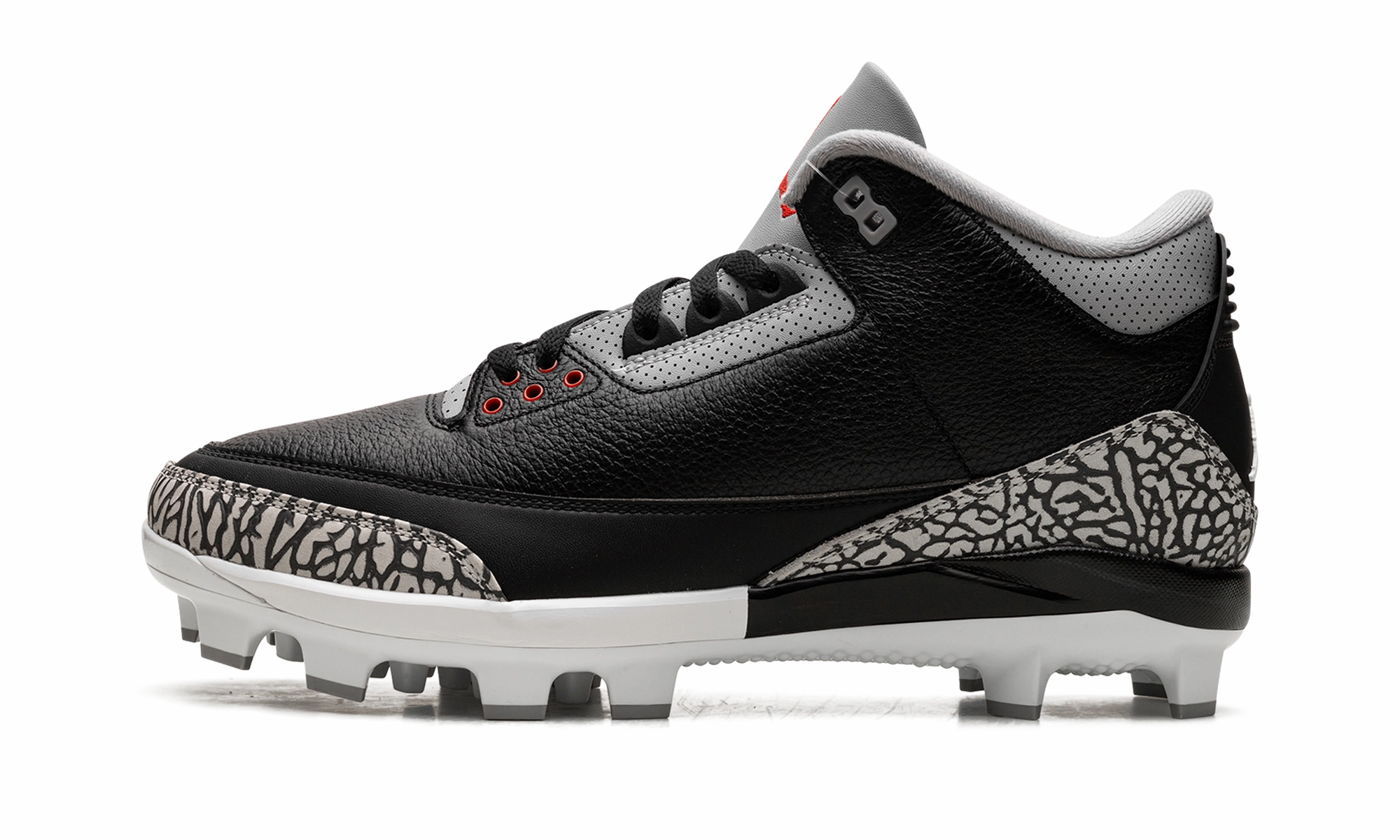 Air Jordan 3 Cleats "Black Cement" Superfly Soccer Cleats