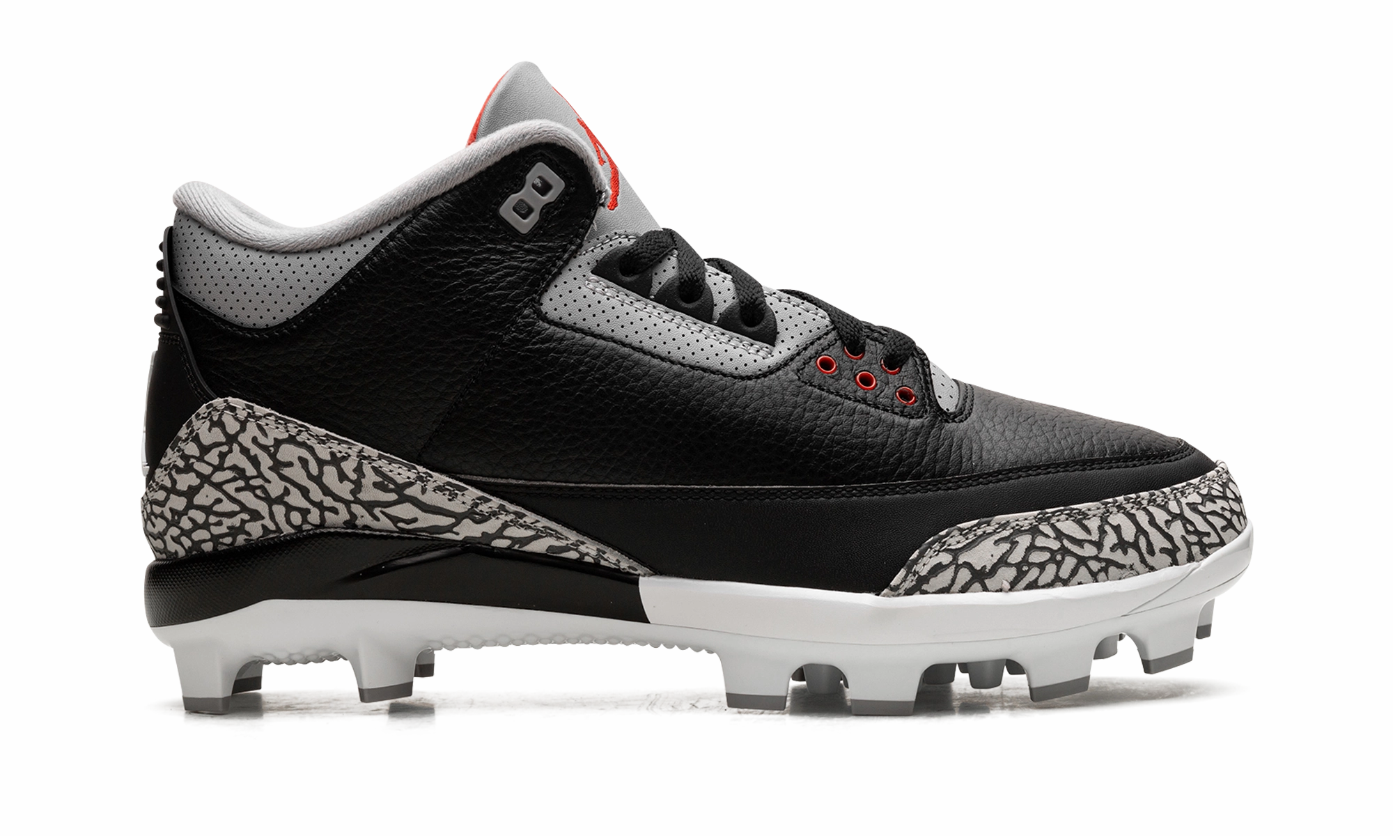 Cleats Soccer For Wide Feet Air Jordan 3 Cleats "Black Cement"
