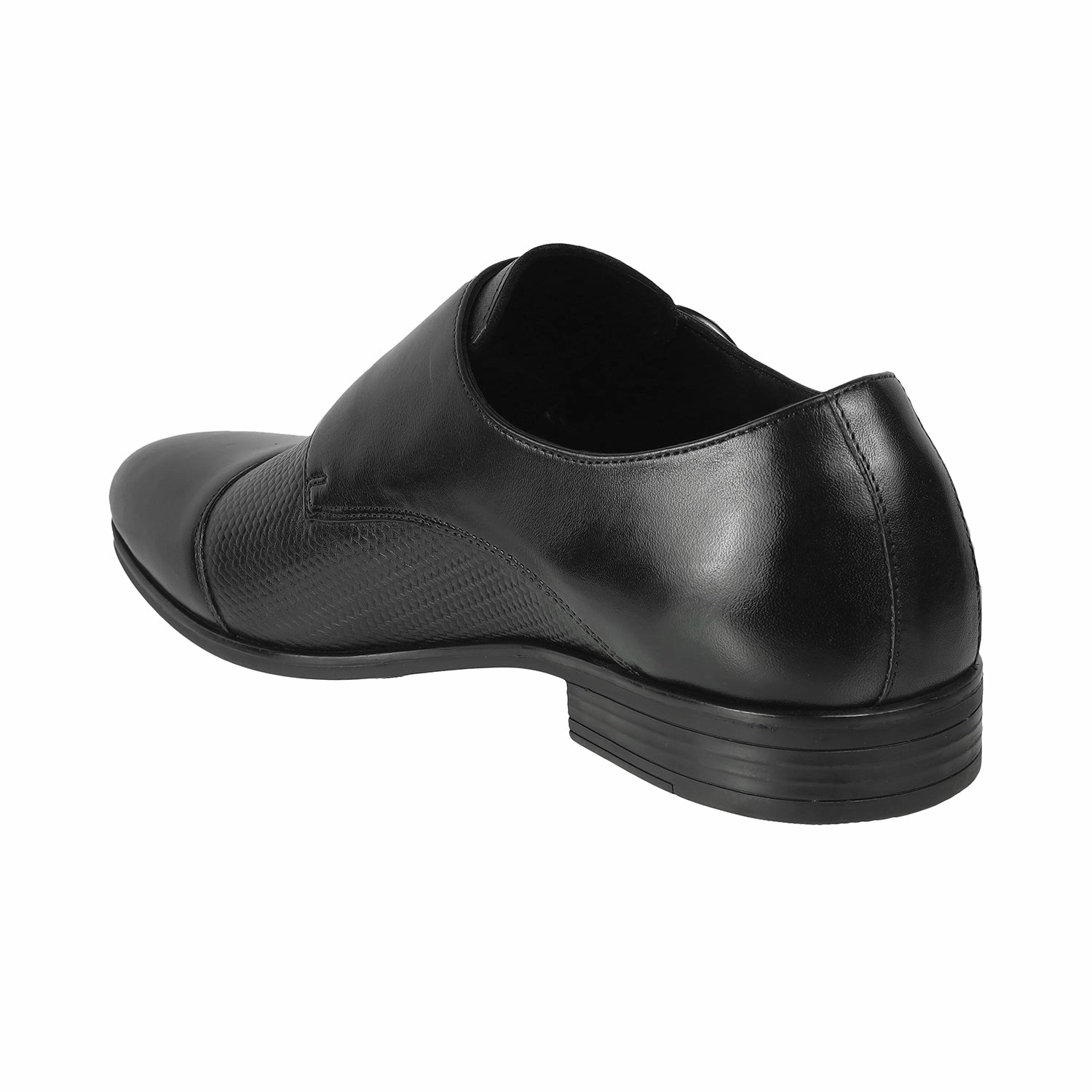 Kingsman Oxfords Not Brogues Dominio Double Monk Strap Shoes Black - 13-7025