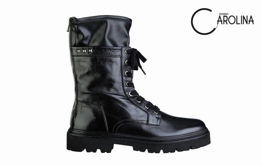 Suede Brogue Boot Don Spillover Black