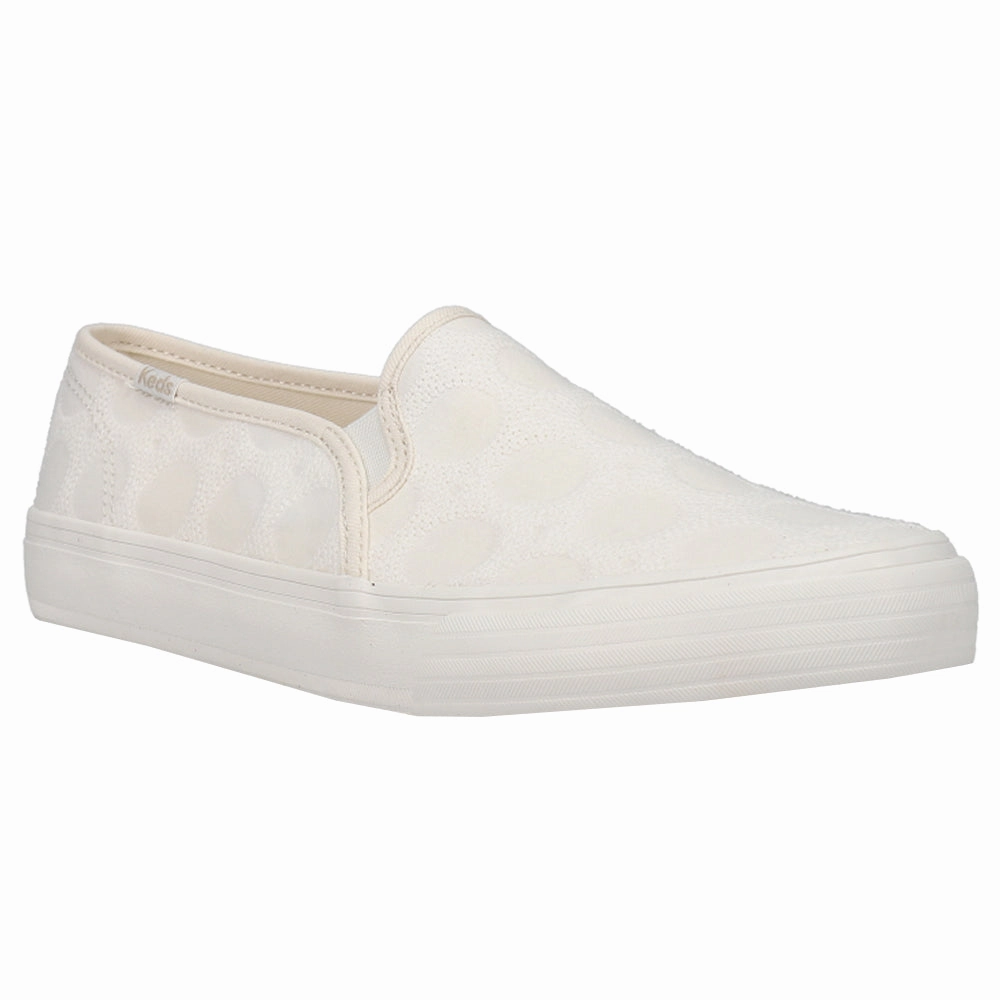 Double Decker Circle Crochet Slip On Sneakers Orthopedic Slip-on Shoes