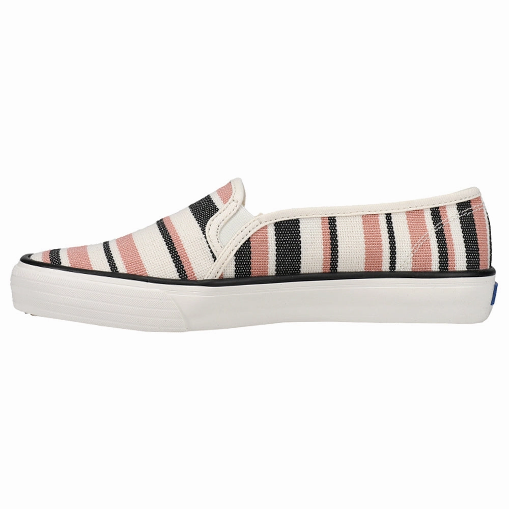 Slip On Comfort Shoes Double Decker Striped Slip On Sneakers