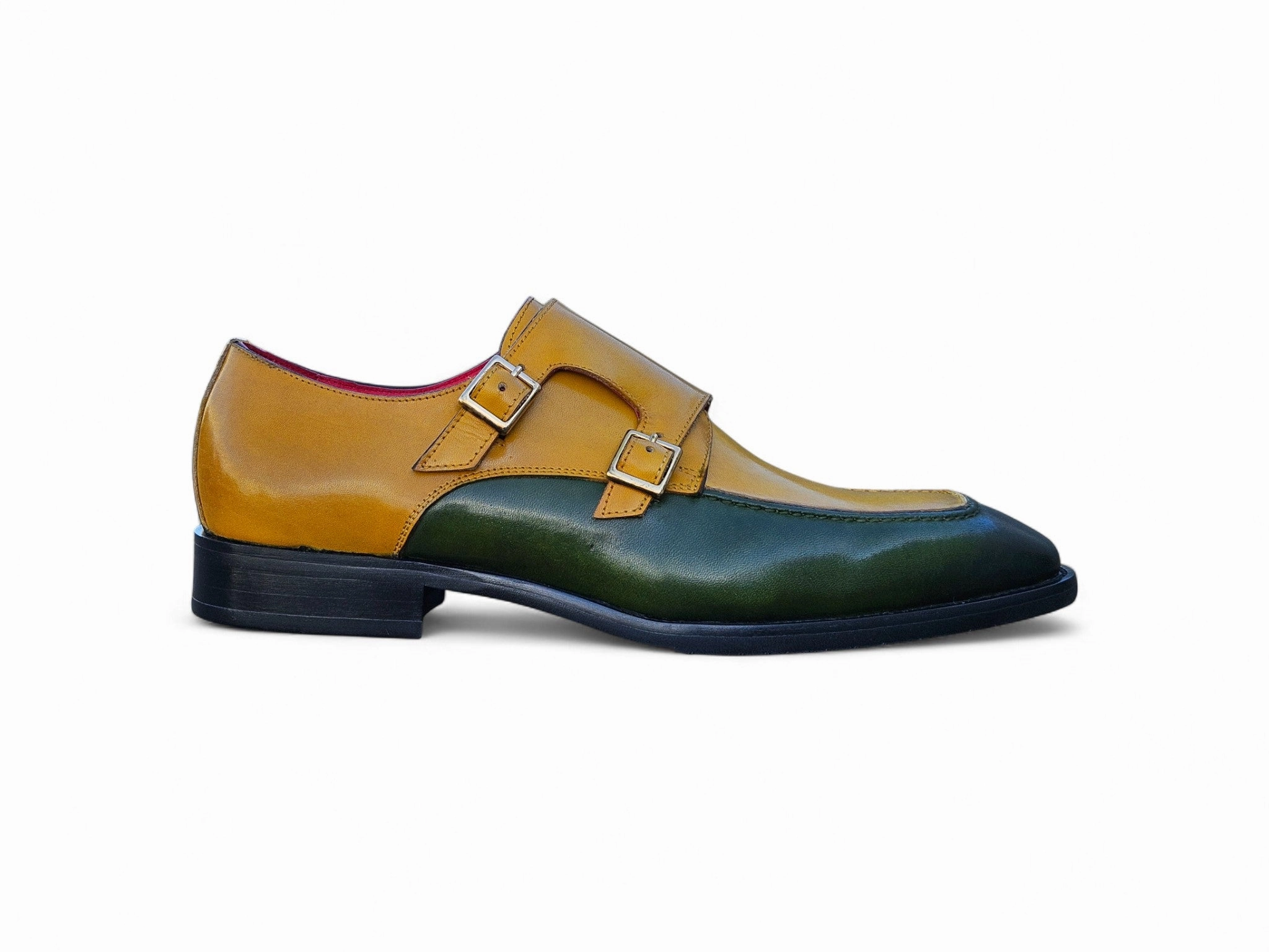 Brogue Shoes Ireland Double Monk Strap Two Tone Loafer