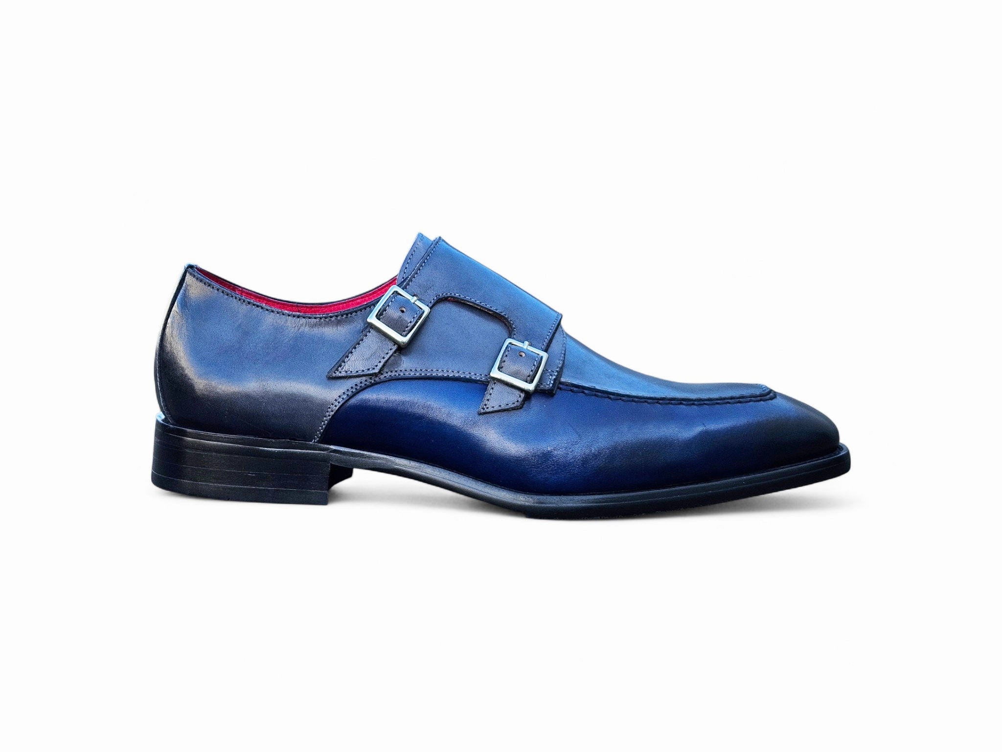 Churchill Brogues Double Monk Strap Two Tone Loafer