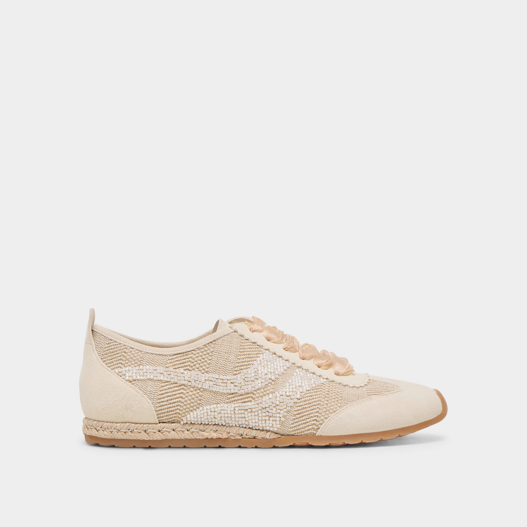 Nike Tennis Shoes Jordan DREAM BEAD SNEAKERS NATURAL MULTI BURLAP