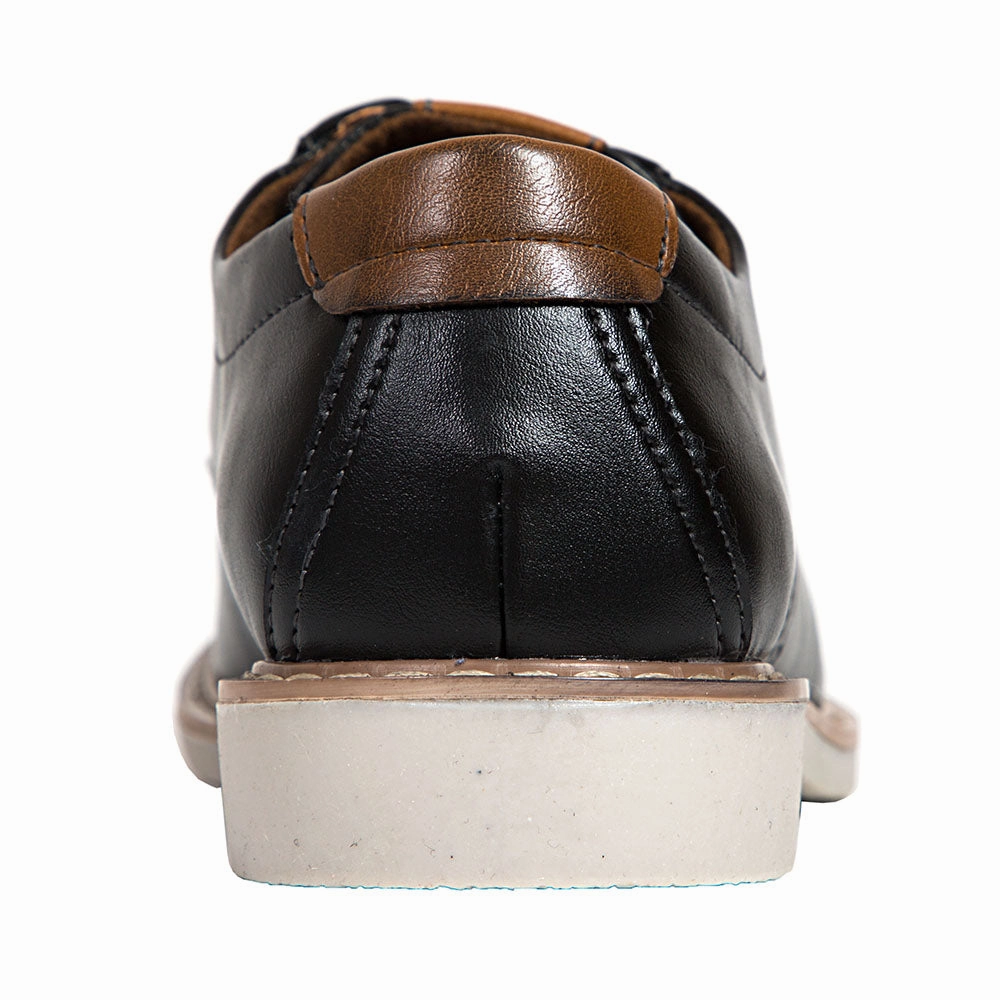 Plain Toe Lace Up Oxfords Kids' Marco Jr. in Black