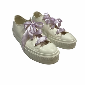 Rothys Shoes Mary Jane Shoes Sneakers Platform By Converse In Cream, Size:10