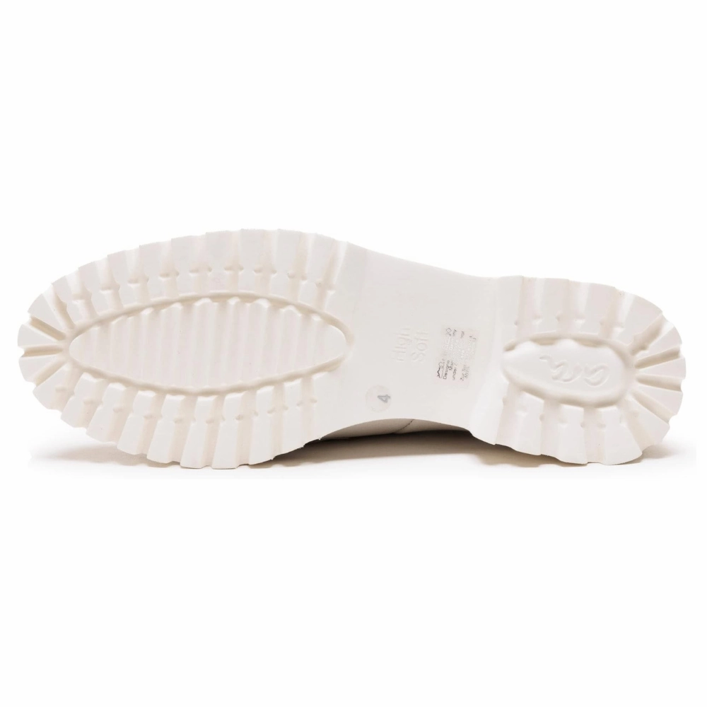 Ara Kiana Cream Leather Chain Loafer (Women's) All Star Loafers