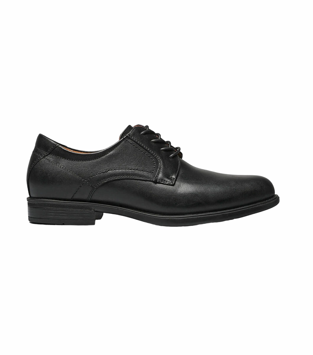 Leather Platform Oxfords Midtown Plain Toe Oxford Black 3E