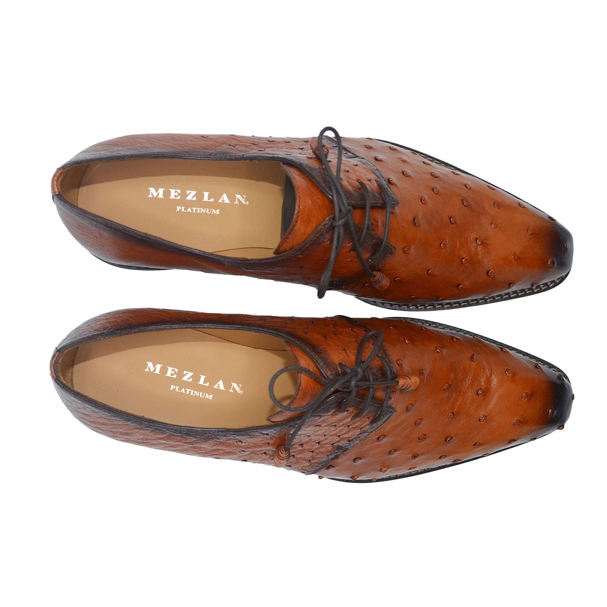 Memory Workshift Athletic Lace Up Shoes TILLSON OSTRICH DERBY BY MEZLAN