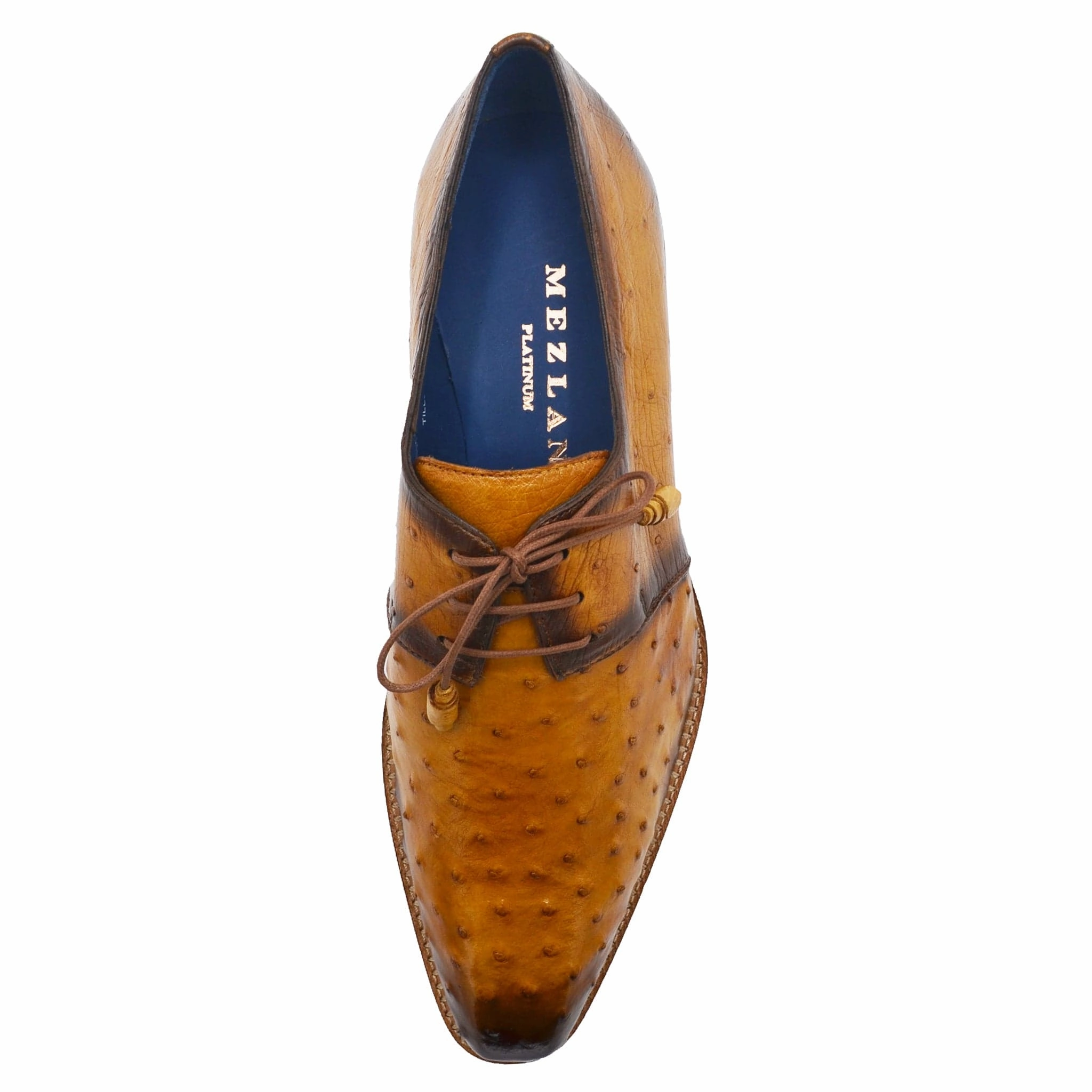 Derby Shoes Types TILLSON OSTRICH DERBY BY MEZLAN