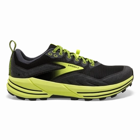 Best Hiking And Trail Shoes Men's Brooks Cascadia 16, Black/Ebony/Nightlife, 13 D Medium