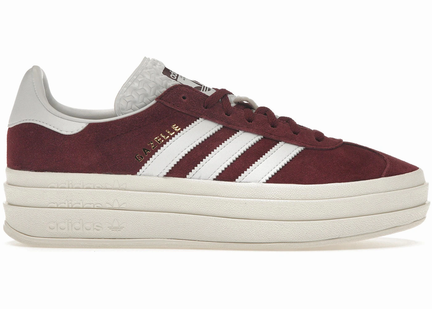 Narrow Cross Training Shoes Adidas Gazelle Bold Shadow Red (Women'S)