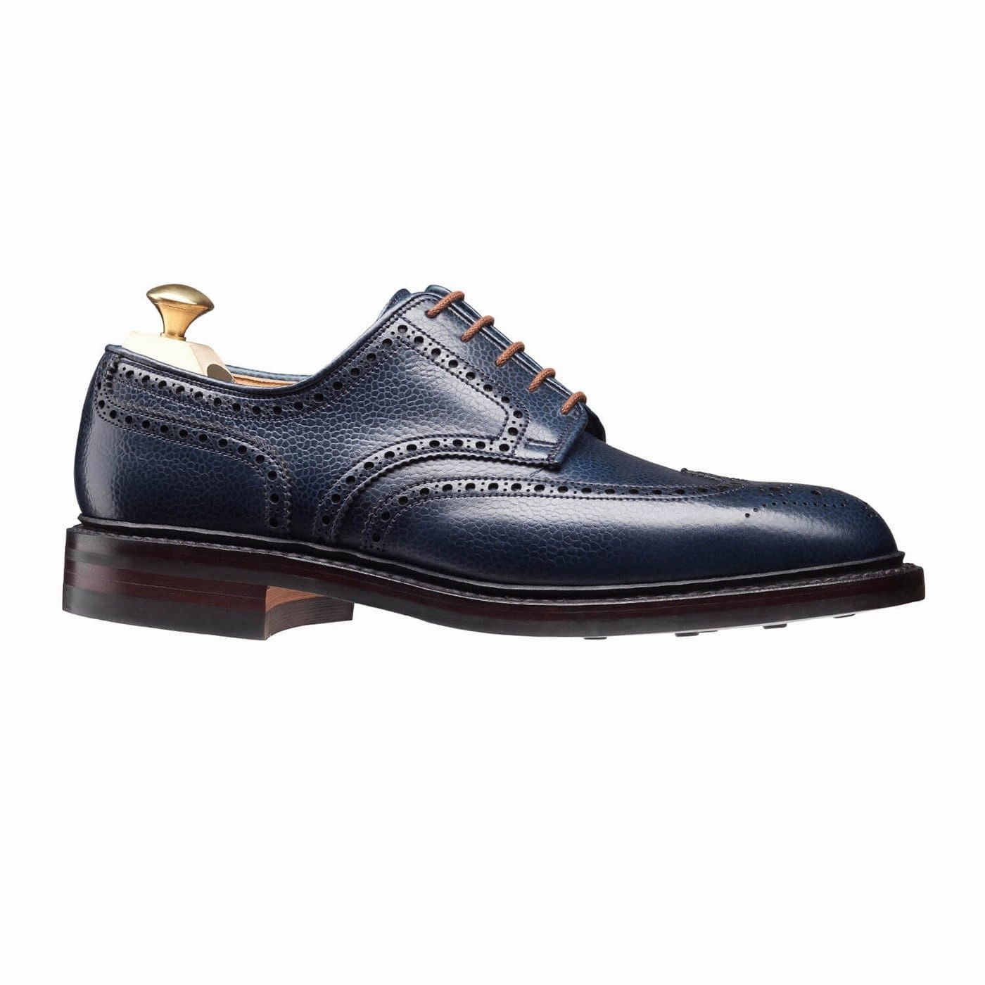 Pembroke Navy Scotch Country Grain Skate Shoe Lace Up