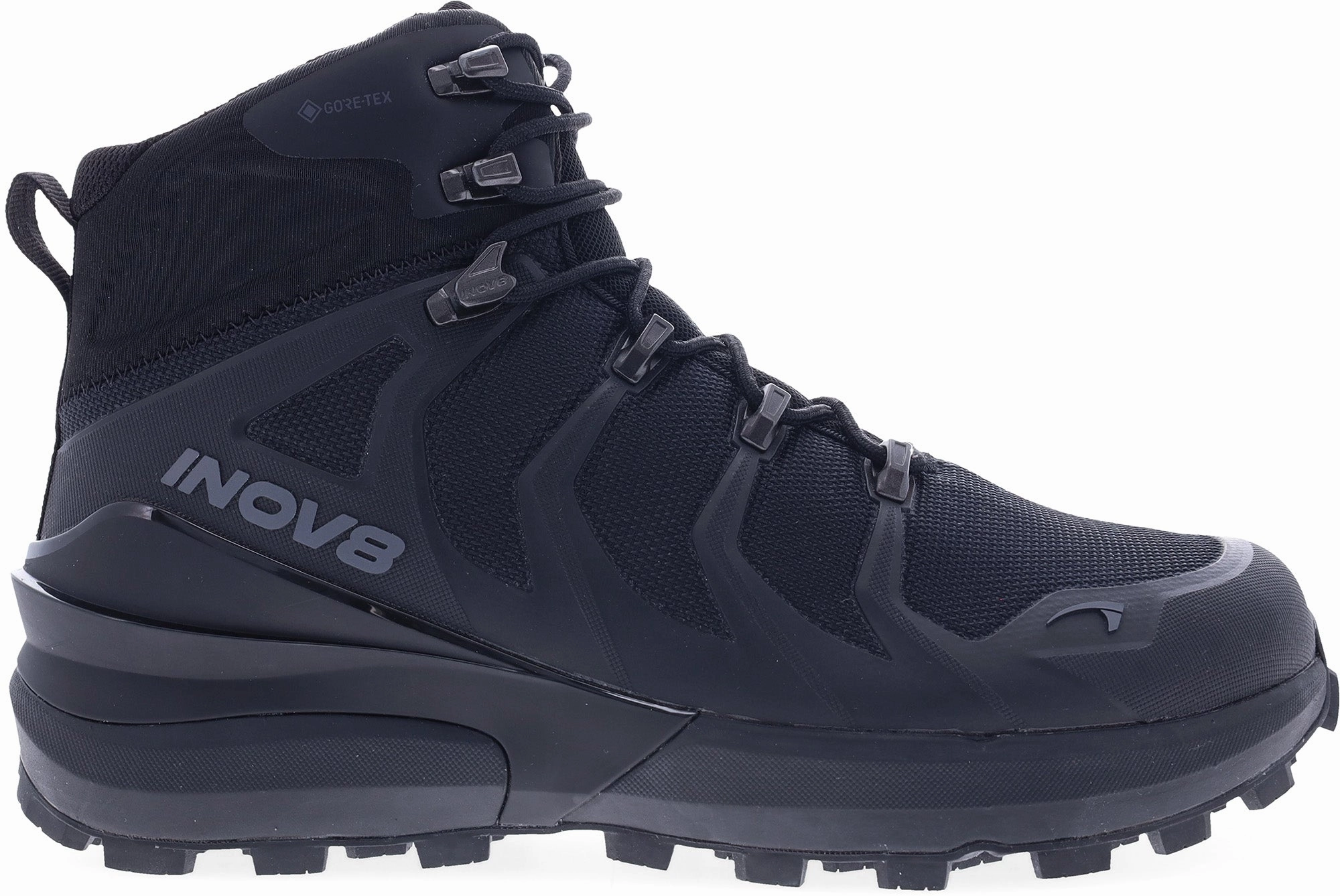 Inov8 Roclite Pro Mid GORE-TEX WIDE FIT Mens Walking Boots - Black Hiking Shoes Should I Size Up