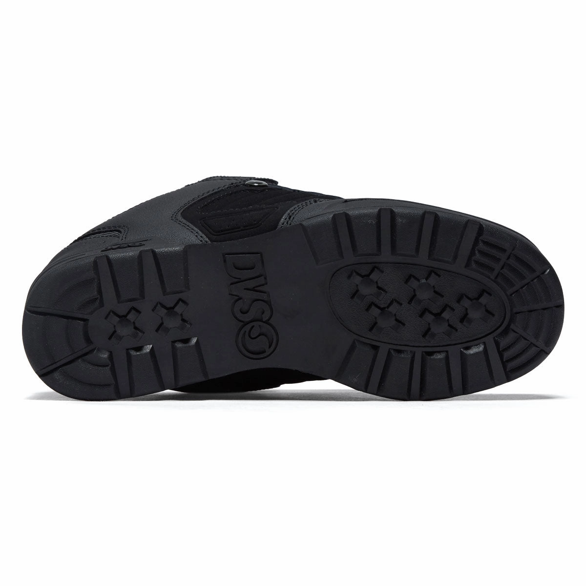 DVS Militia Snow Shoes - Black/Black/Charcoal Retractable Spiked Snow Boots