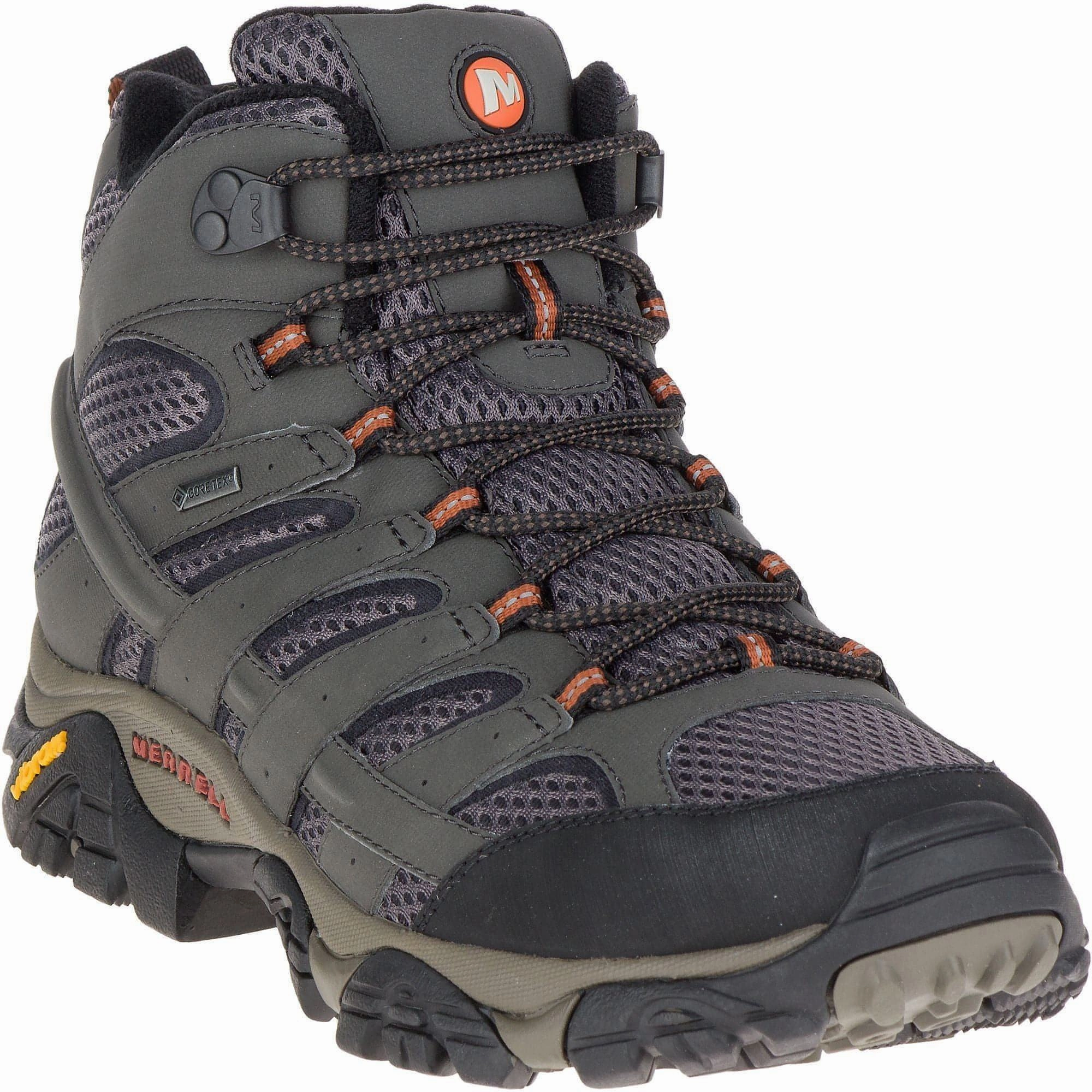 Mountain Trainer Lite Hiking Shoes Merrell Moab 2 Mid GORE-TEX Mens Walking Boots - Grey
