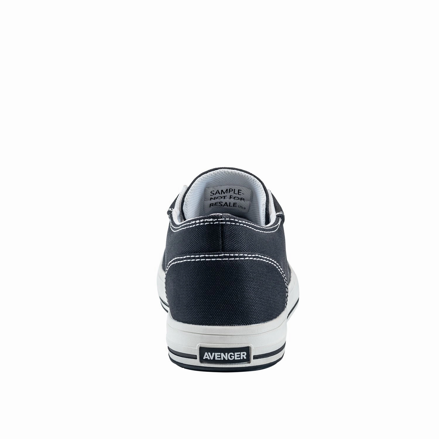 Casual Weekend Shoes Avenger Womens Blade 6 Eye Black Canvas Work Shoes