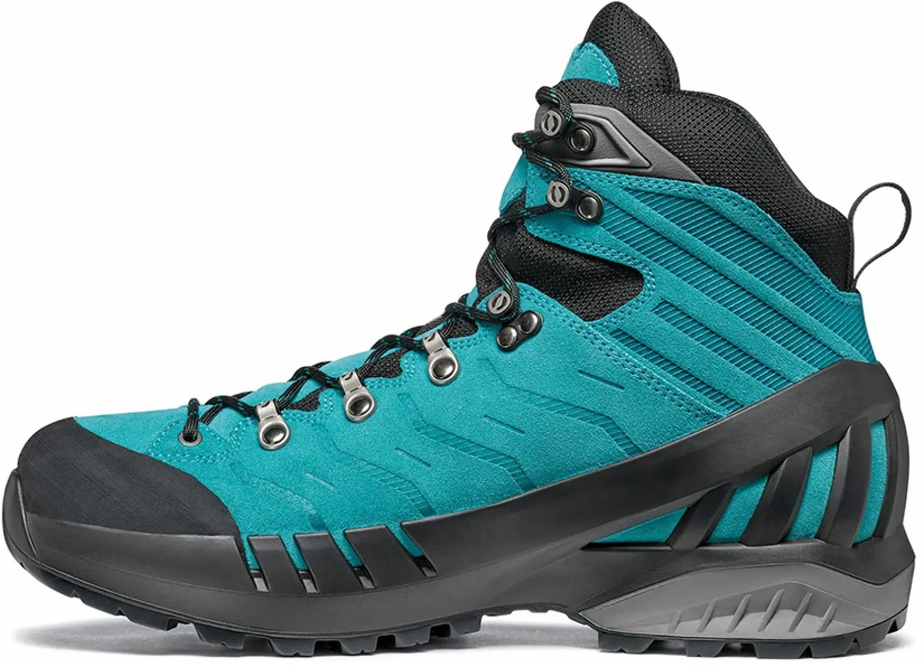 Scarpa Cyclone-S GORE-TEX Womens Walking Boots - Blue Hiking Shoes For High Arches