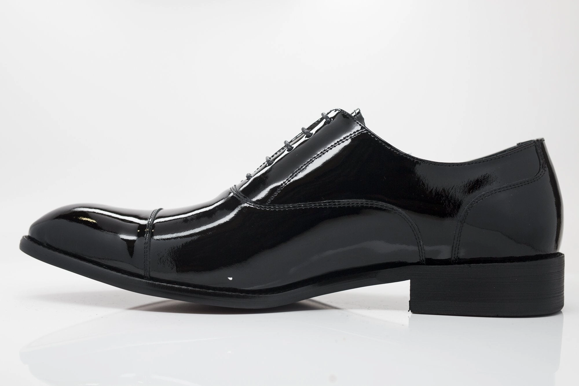 1461 Bex Woven Oxfords Patent Leather Lace-Up Oxford Black