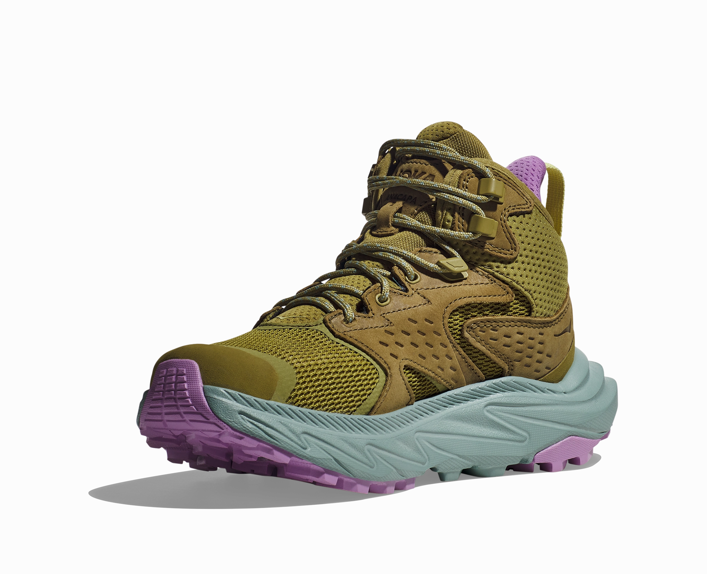 Best Hiking Shoes For Costa Rica Hoka Anacapa 2 Women's Mid Gore-Tex Hiking Boots Green Moss