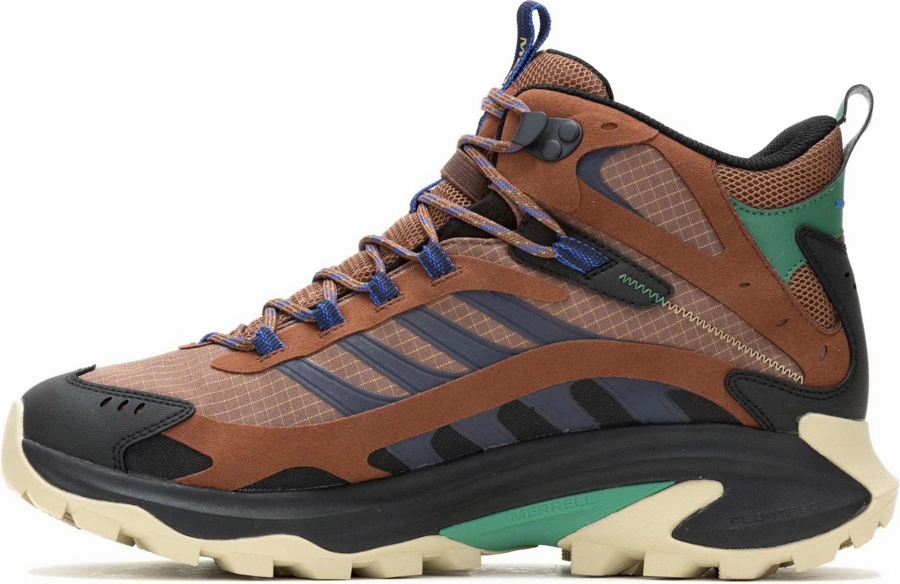 Shiver Hiking Shoes Review Merrell Moab Speed 2 Mid GORE-TEX Mens Walking Boots - Brown
