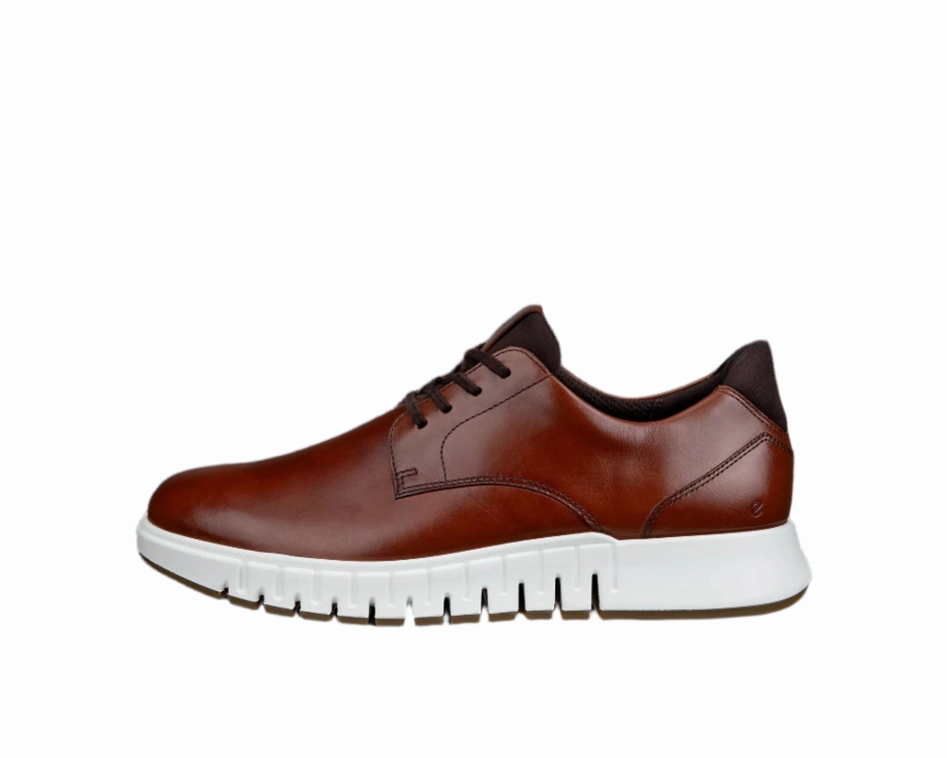 ECCO GRUUV HYBRID DERBY MEN'S Lace Up Block Heel Shoes