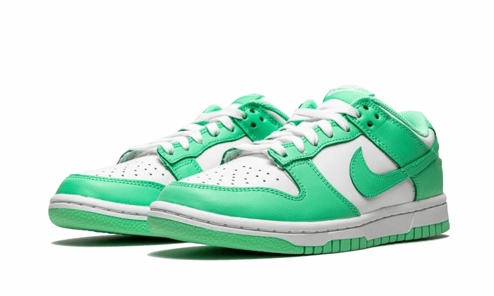 Nike Dunk Low Green Glow First Nike Basketball Shoe