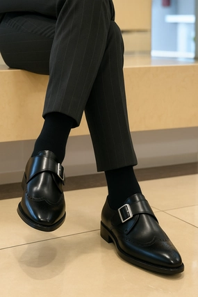 The Ocracoke Brogue Men's Monk KH6