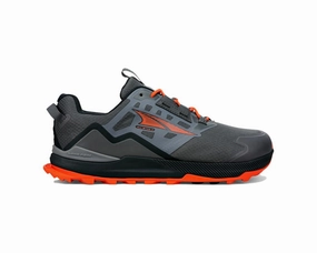 Ivo Trail Hiking Shoe Men's Altra Lone Peak All-WTHR Low 2, Gray/Orange, 7.5 D Medium