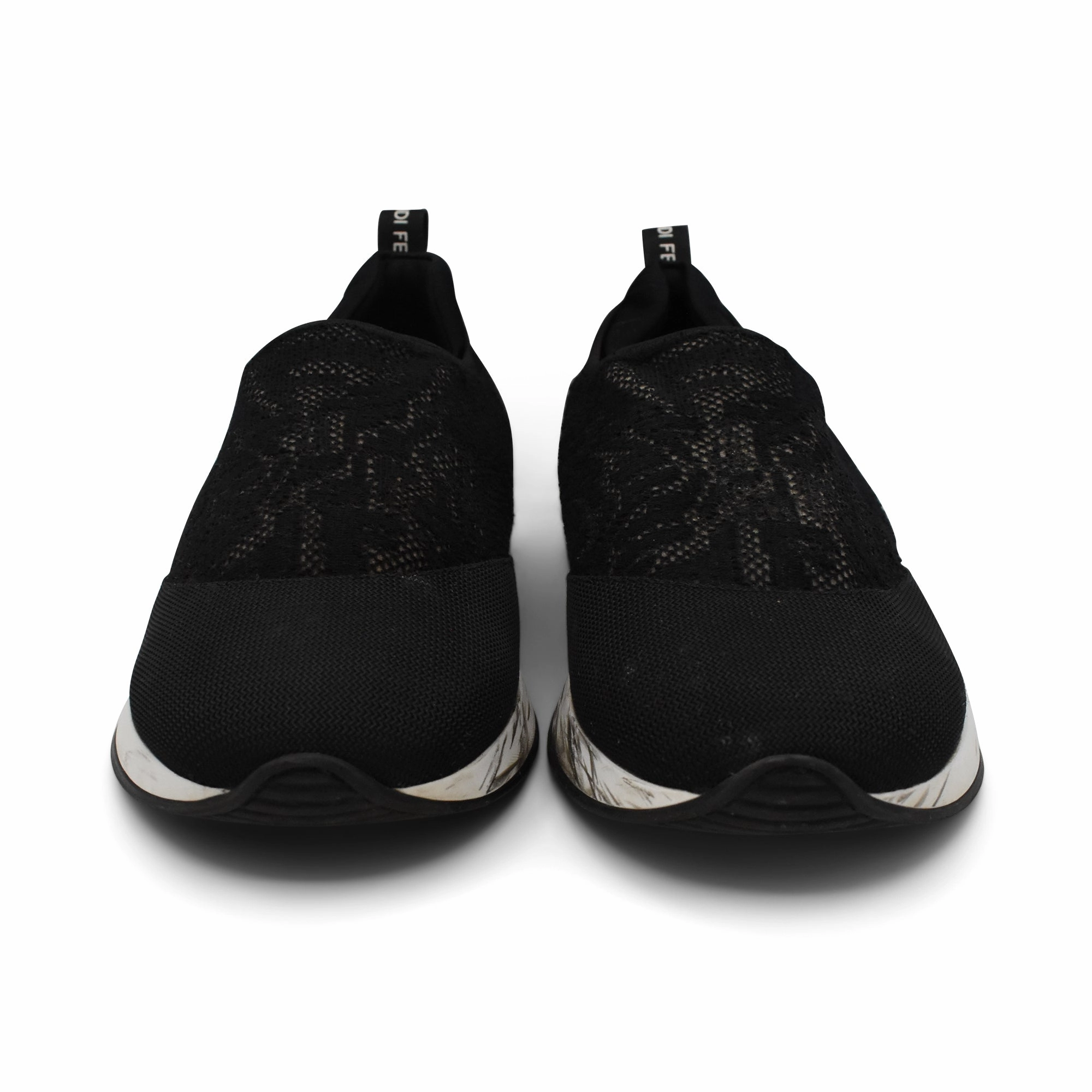 Fendi Slip-On Sneakers - Women's 38.5 Size 6 Or 7 Slip-on Slide Sandals