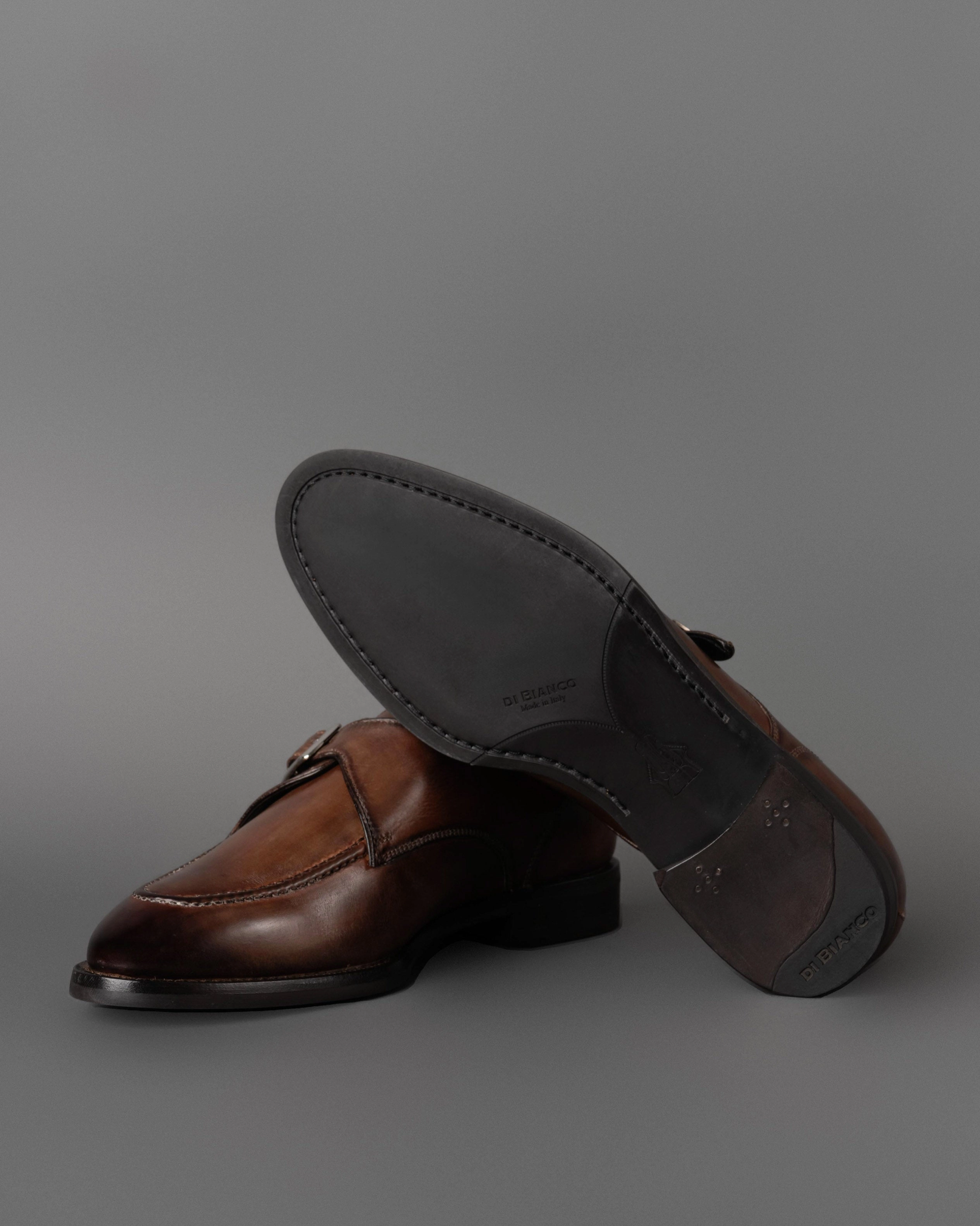 Suede Brogues Gavello Monk Strap Shoe